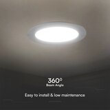  led ugradna svetiljka samsung čip LED/24W/230V 4000K pr. 29,4 cm bela | Eponuda.com