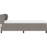 Box Postelja s vzmetnico v taupe barvi, 90x200 cm Tkanina, (22051318) | Shoptok.si