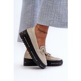 S. BARSKI Women's Leather Shiny Platform Moccasins with Decoration S.Barski | ePonuda.com