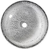 Sapho Črn steklen okrogel umivalnik ø 42 cm Gaviota – | Shoptok.si