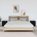  Noćni ormarići 2 kom crna 40 x 34 x 45 cm od masivne borovine Cijene