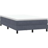 Box Spring krevet bez madracem tamno sivi 120x220 cm baršun | Eponuda.ba