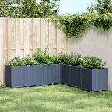  Vrtna sadilica plava siva 160 x 160 x 53 cm PP | shoptok.hr