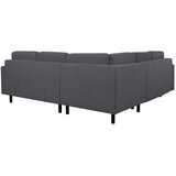 MID.YOU KOTNA SEDEŽNA GARNITURA, temno siva | Shoptok.si