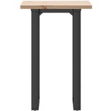  Blagovaonski stol O-oblika 50x50x75,5 cm od borovine i čelik | shoptok.hr