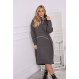  Insulated dress with a hood made of graphite | ePonuda.com