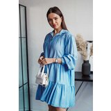 Beloved Xenia obleka modra | Shoptok.si