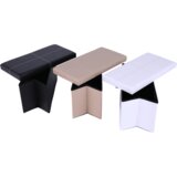 Kondela Zložljiv taburet, belo eko usnje, IMRA | Shoptok.si