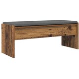  Klupa za hodnik s jastukom Staro drvo 100 x 38 x 46 cm | shoptok.hr