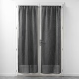Douceur d intérieur Antracitno sive prosojne zavese v kompletu 2 ks 70x200 cm Filiane – Cene