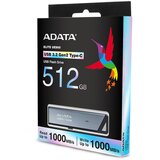 Adata USB memorija - 512GB UE800 (USB3.2 Type-C, R/W: 1000/1000 MB/s, srebrna) | shoptok.hr