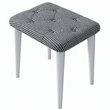 Hanah home BM101 - 2234 BlackWhite Pouffe Cene