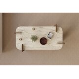 Hanah home sto za kafu leapiri travertine walnut | ePonuda.com