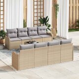  Sjedeća garnitura za vrt Bež 55 x 55 x 37 cm poliratan | shoptok.hr