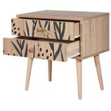 Hanah home Noćni ormarić City Dvije tratinčice, 60x61x40 cm, Šareni | Eponuda.ba
