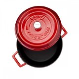 Lava Rdeč lonec iz litega železa 24 cm | Shoptok.si