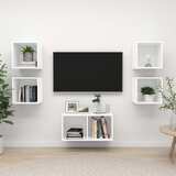  5-dijelni set TV ormarića bijeli od konstruiranog drva | Eponuda.ba