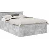  Krevetna konstrukcija s uzglavljem Betonski sivi 150 x 200 cm | Eponuda.com