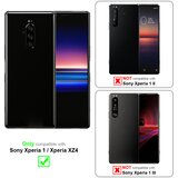 Cadorabo Ohišje, združljivo z Sony Xperia 1 / Xperia XZ4 v rdeče jabolko - Zaščitni ovitek z magnetnim zapiranjem, stoječo funkcijo in režo za kartice, (20557982) | Shoptok.si