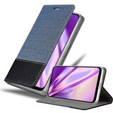 Cadorabo Ohišje, združljiv s Samsungom v temno modri barvi - zaščitni pokrov z magnetnim zapiranjem, stoječo funkcijo in režo za kartico, (20591660) Cene