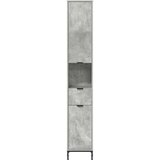 vidaXL Visoki ormarić za kupaonicu Beton siva 31.5 x 33 x 190 cm | shoptok.hr