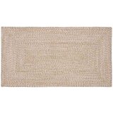 vidaXL Preproga Naravna in bela 100 x 200 cm Juta | Shoptok.si