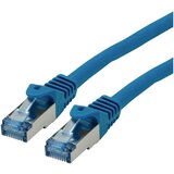 Roline 21.15.2844 RJ45 omrežni kabel\, patch kabel cat 6a s/ftp 1.50 m modra\, rdeča 1 kos, (20419357) | Shoptok.si