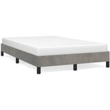 Furnova Posteljni okvir brez vzmetnico siv 120x190 cm žamet, (21934786) | Shoptok.si