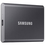 Samsung SSD 500GB Type-C USB 3.2 Gen2 V-NAND UASP, T7, siv | Shoptok.si