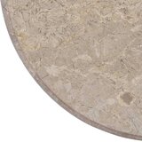 vidaXL Stolna ploča siva Ø 60 x 2,5 cm mramorna | shoptok.hr