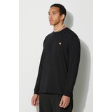 Carhartt WIP Chase Majica z dolgimi rokavi black / gold | Shoptok.si