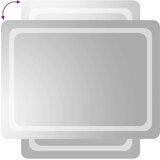  LED kopalniško ogledalo 60x80 cm, (20798381) | Shoptok.si