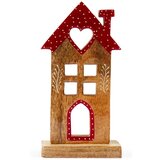 Viter Novogodišnja dekorativna drvena kućica h22,5cm Cene