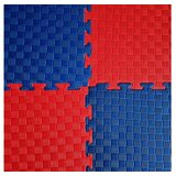 Tatami prostirka za karate (100x100x2,0cm crveno-plavi) Slike