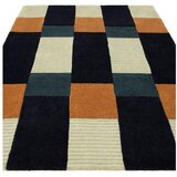 MADE Temno modra ročno tkana preproga iz recikliranih vlaken 120x170 cm Franka – | Shoptok.si