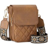 INF eleganten pu minimalističen dvoslojni navpični etui za telefon s preklopom brown, (5000080750) | Shoptok.si