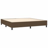  box spring s madracem LED tamnosmeđi 200x200 cm tkanina | shoptok.hr