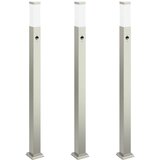  Stupić za svjetla sa senzorom 3 kom 110 cm nehrđajući čelik IP44 | shoptok.hr