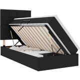 vidaXL postelja s shranjevanjem črna 100 x 200 cm umjetno usnje, (5000099968) | Shoptok.si