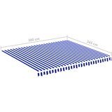  Zamjenska tkanina za tendu plavo-bijela 4 x 3,5 m | Eponuda.ba