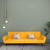  Dvosjed na razvlačenje žuti baršunasti | shoptok.hr