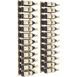  Zidni stalak za vino za 24 boce 2 kom zlatni željezni | shoptok.hr