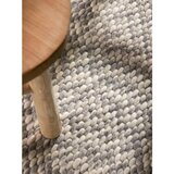 Elle Decoration Svetlo siva/kremno bela ročno tkana volnena okrogla preproga ø 160 cm Lyon Beans – | Shoptok.si