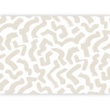 Foto tapeta - Abstract composition - beige patterns in shapes on a white background 200x140 Premium | shoptok.hr