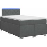  s box springom, madracem i LED-om Tamnosiva 120 x 200 cm | shoptok.hr