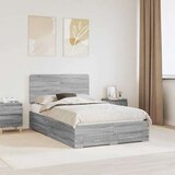  Konstrukcija postelje Siva Sonoma 120 x 200 cm Konstruiran les, (5000102117) | Shoptok.si