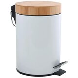  Kanta za smeće na pedalu, bambus/bijela, 3 L | shoptok.hr
