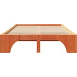  Drveni okvir kreveta Vosak smeđa Čvrsto drvo 140 x 190 cm | shoptok.hr