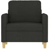  Fotelj črn 60 cm blago | Shoptok.si