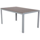Ibiza set namještaja 150 cm srebrna / taupe 6+1 | shoptok.hr